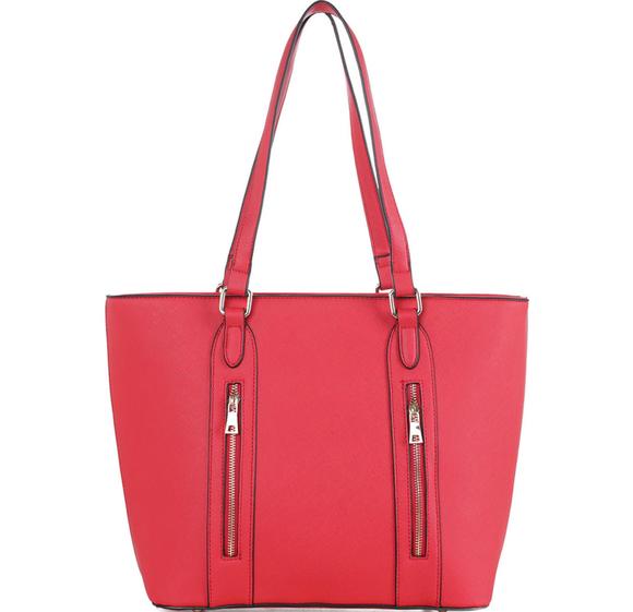 Fashion Saffiano Zip 3-in-1 Shopper Set - Picture 2 of 5